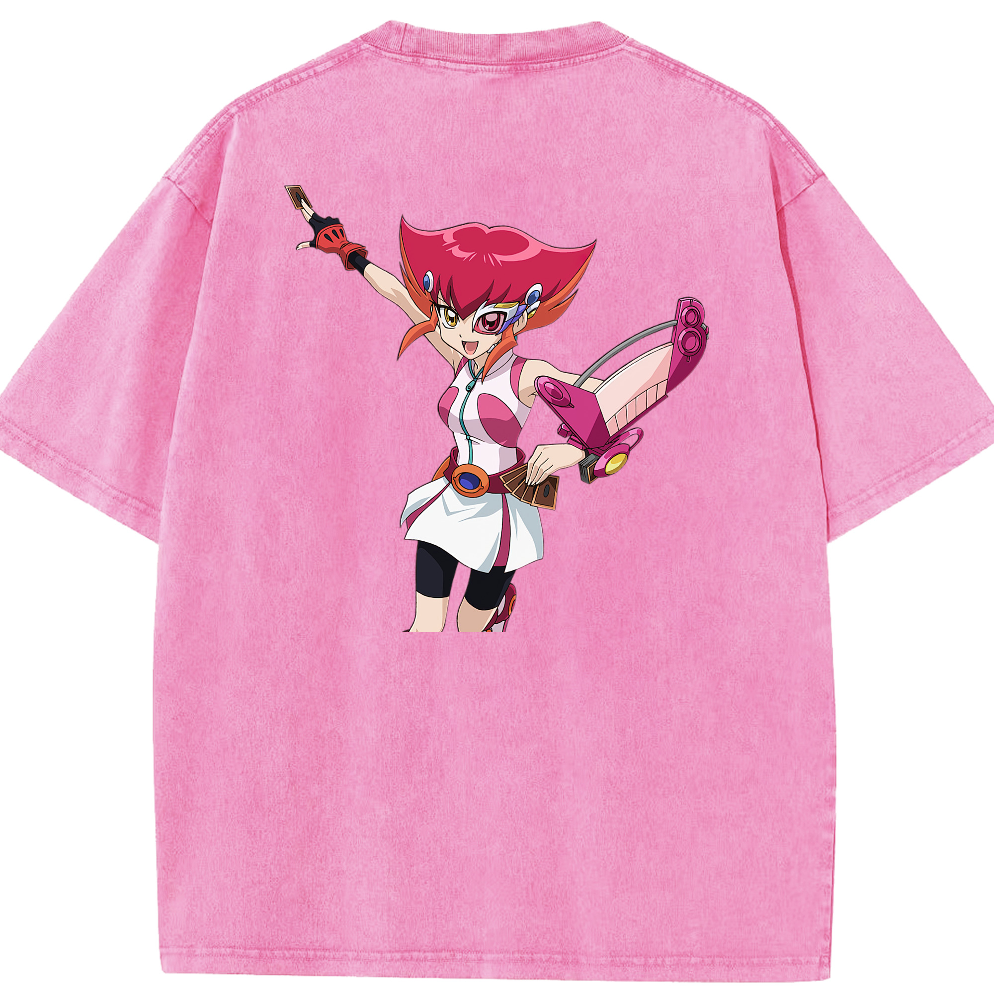 （画像用） 遊☆戯☆王 Yu-Gi-Oh! 綿100% ヴィンテージ風 半袖Tシャツ（背面プリント）